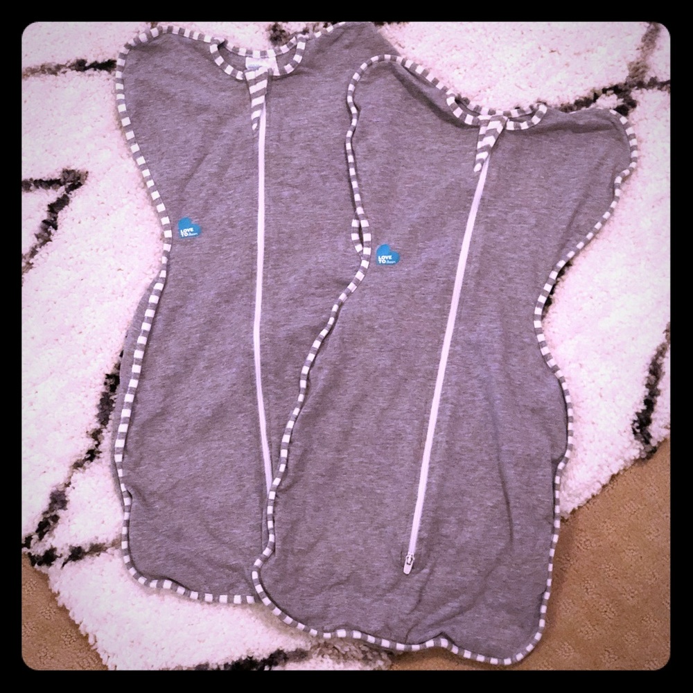 Set of 2 Love to Dream swaddle sleep sacks size S
